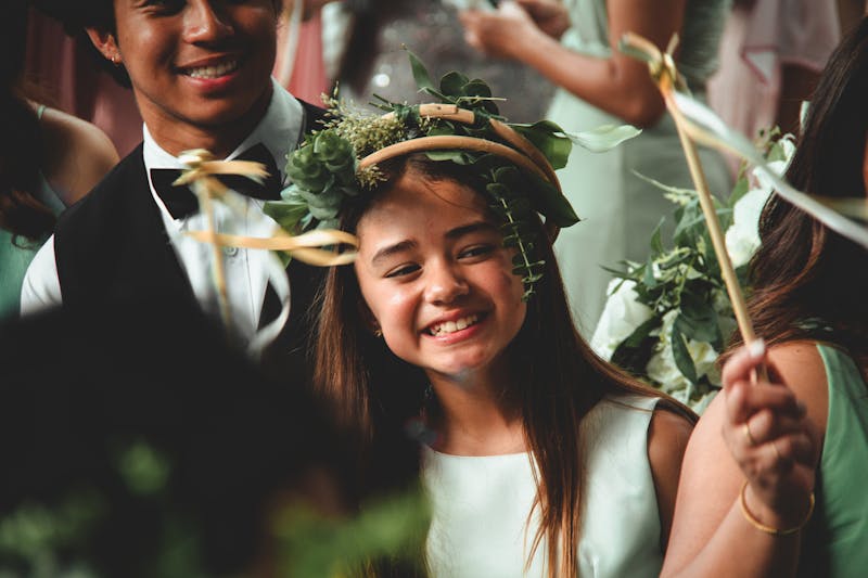 Couronnes et accessoires floraux pour mariage