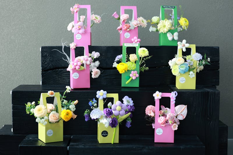 Box cadeau floral livré à domicile